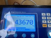 تصویر  نمایشگر باسکول جاده ای پایا